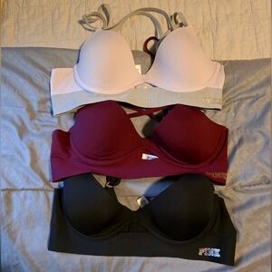 PINK push Up BONDED sports Bras Medium